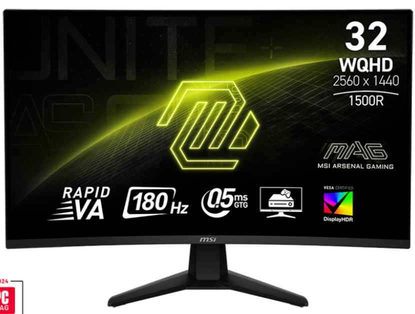 MSI Monitor MAG 32CQ6F Curve 1500R 31.5 MSI Monitor MAG 32CQ6F Curve 1500R 31.5